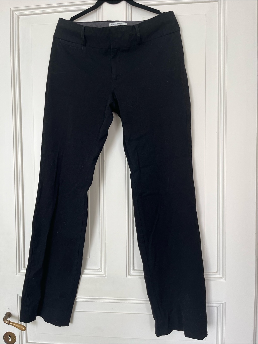 Banana Republic Black Sloan Fit Pants Trousers